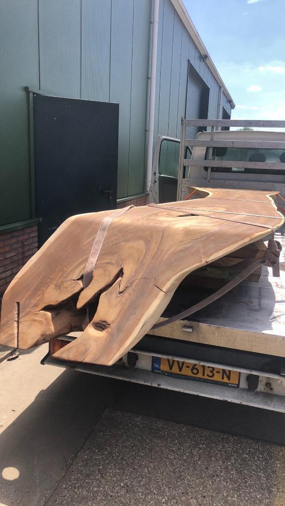 hout dordrecht tuinhout en boomstamtafels, Tuin en Terras, Ophalen, Palen, Nieuw, Hardhout