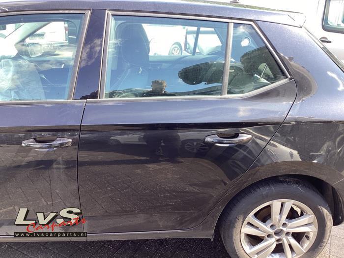 Portier 4Deurs links-achter van een Skoda Fabia (LF9R), Gebruikt, -, Deur, -