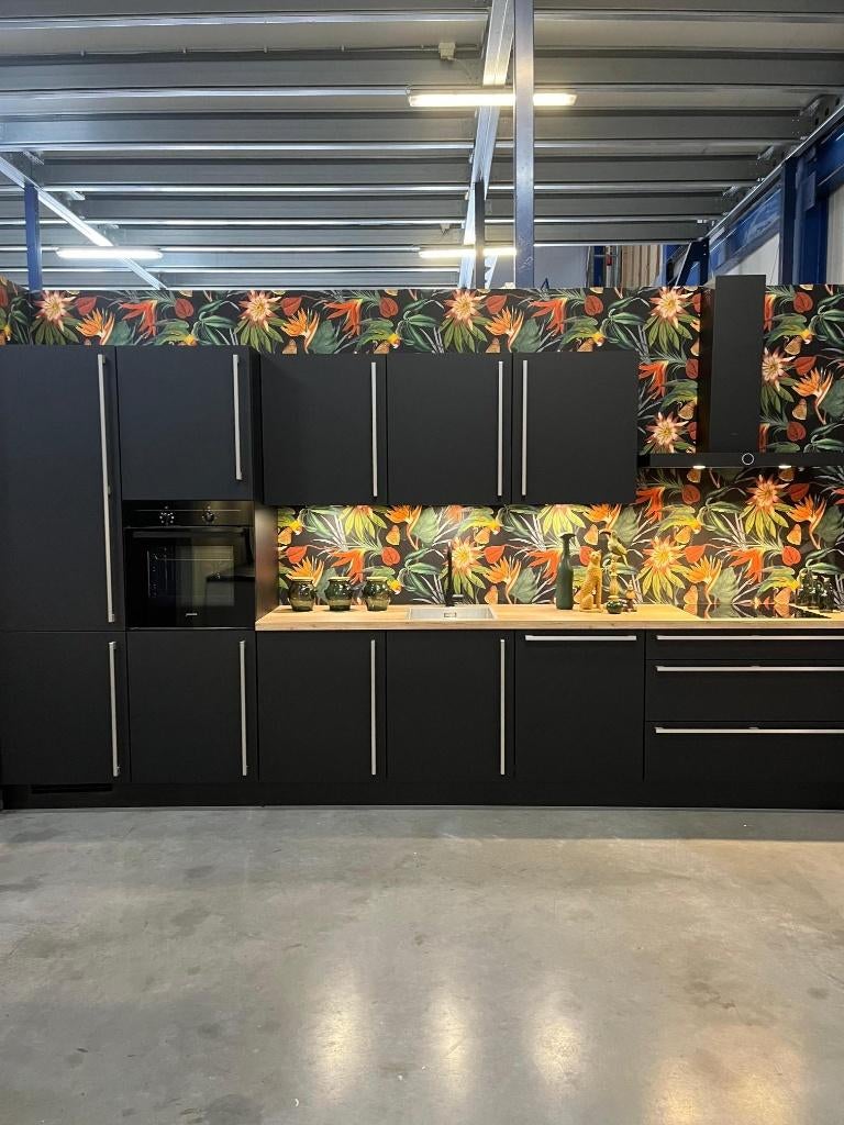 Complete Keuken compleet met apparatuur – Keuken Mulder, Ophalen of Verzenden, Nieuw, Enkelwandige keuken, Greeploos