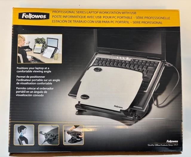 laptopstandaard Fellowes, Ophalen of Verzenden, Nieuw, Fellowes, In hoogte verstelbaar