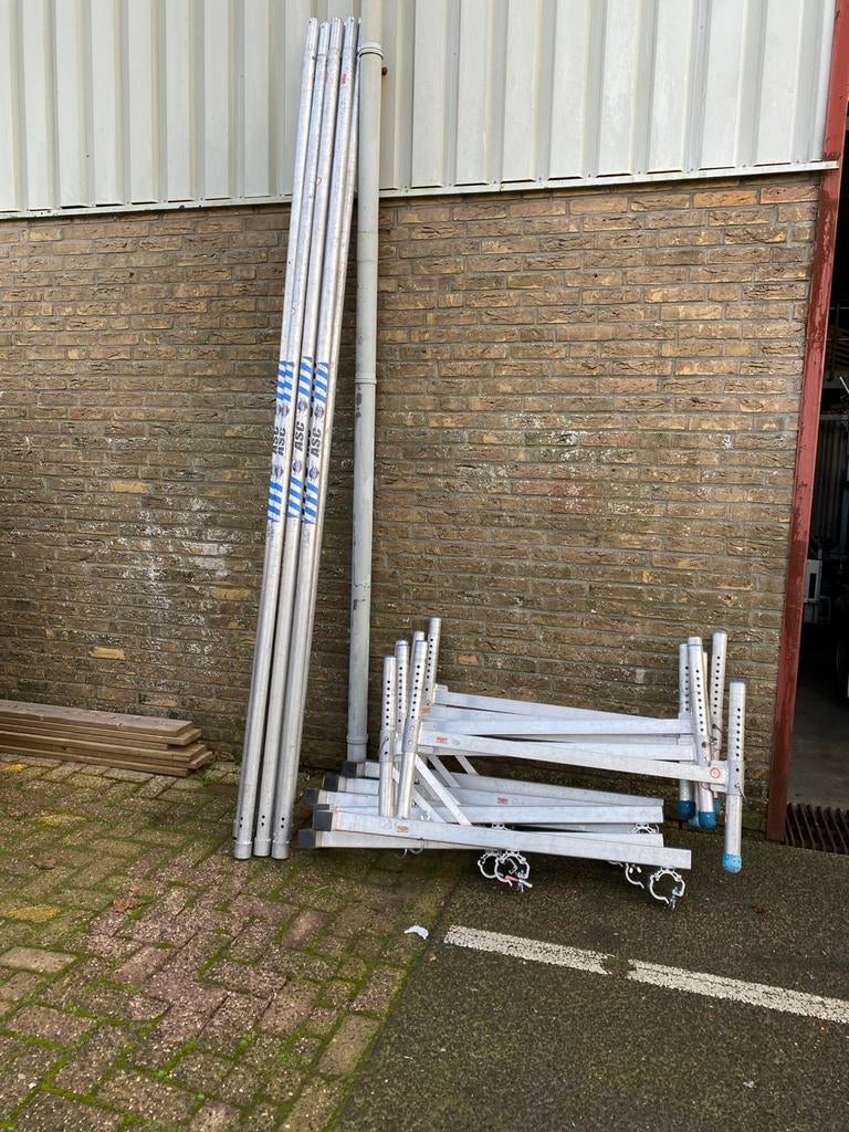 15 mtr ASC schuinedakrand beveiliging, Ophalen, Zo goed als nieuw, Overige typen, 5 meter of hoger