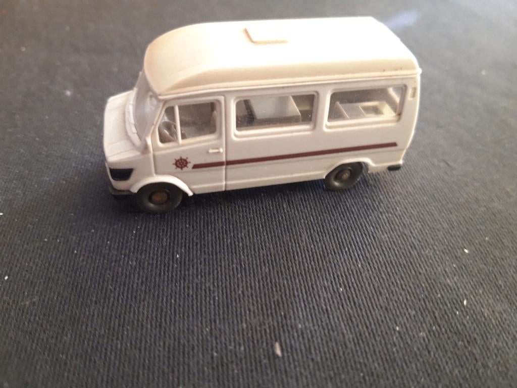 Mercedes-Benz 207 James Cook camper Wiking 1:87, Ophalen of Verzenden, Zo goed als nieuw, Bus of Vrachtwagen, Wiking