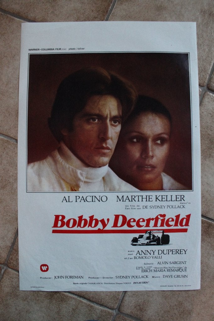 filmaffiche Al Pacino Bobby Deerfield 1977 filmposter, Verzamelen, Posters, Rechthoekig Staand, Ophalen of Verzenden, Zo goed als nieuw