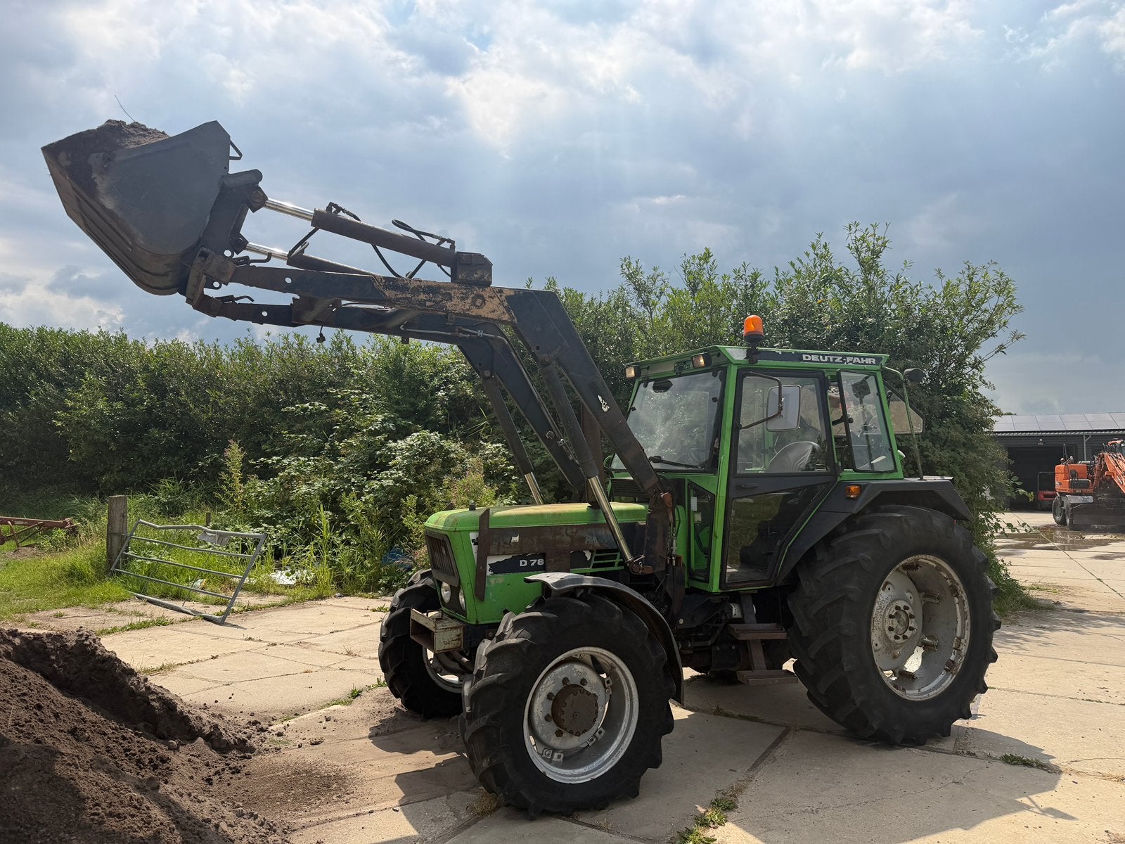 Tractor met frontlader deutz 7800c, Zakelijke goederen, Ophalen of Verzenden