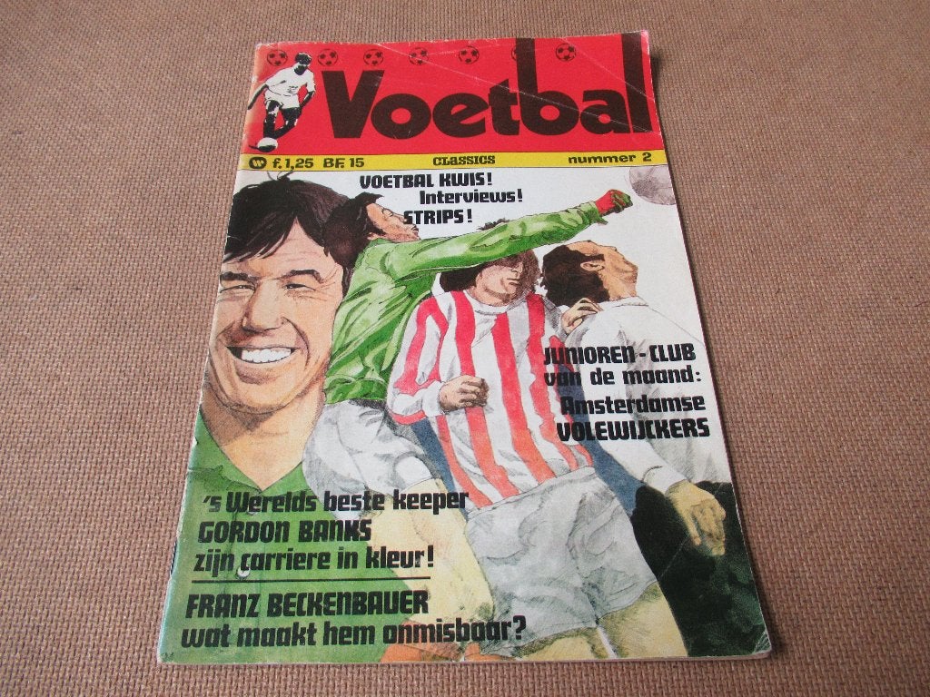 Voetbal Classics nr.2, uitgave Classics, 1e druk 1973, Eén stripboek, Verzenden, Gelezen
