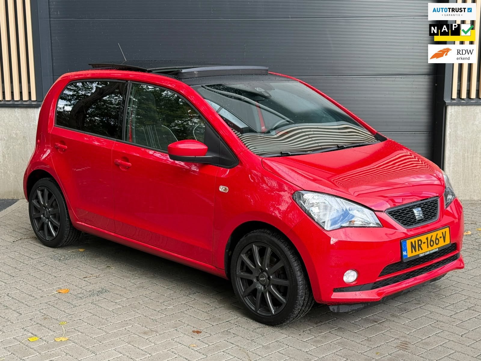 Seat Mii 1.0 Sport Connect, Pano, Airco, NAP!, Auto's, Voorwielaandrijving, Stof, Gebruikt, Mii