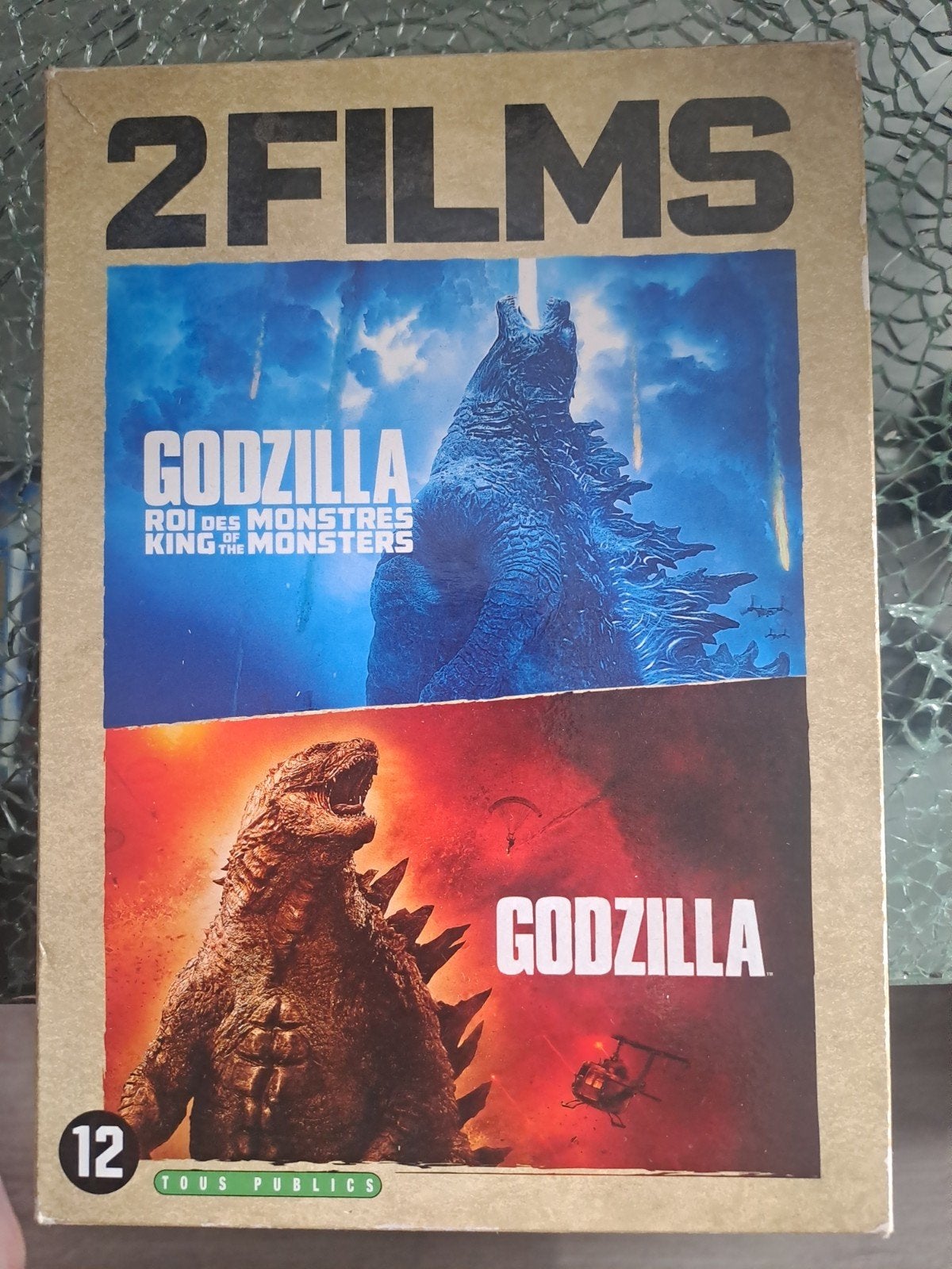 godzilla - 2x (dvd), Alle leeftijden, Ophalen of Verzenden, Zo goed als nieuw, Natuur