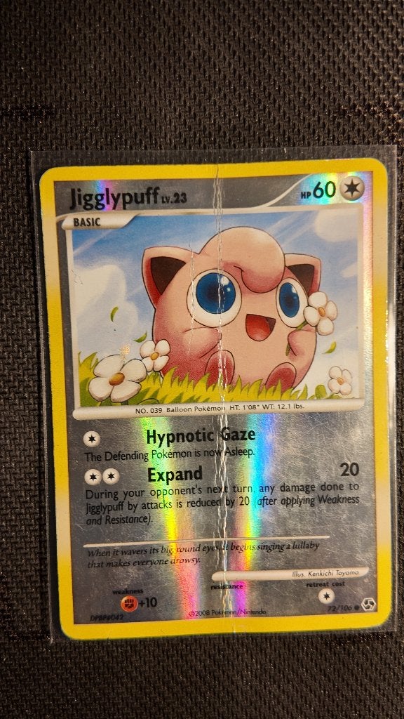Jigglypuff 72 Great Encounters | Pokemon kaart, Ophalen, Losse kaart, Foil