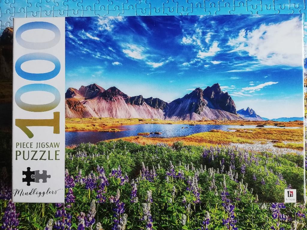 Puzzel 1000 stukjes: Stokksnes Cape, Iceland, Ophalen of Verzenden, 500 t/m 1500 stukjes, Gebruikt, Legpuzzel