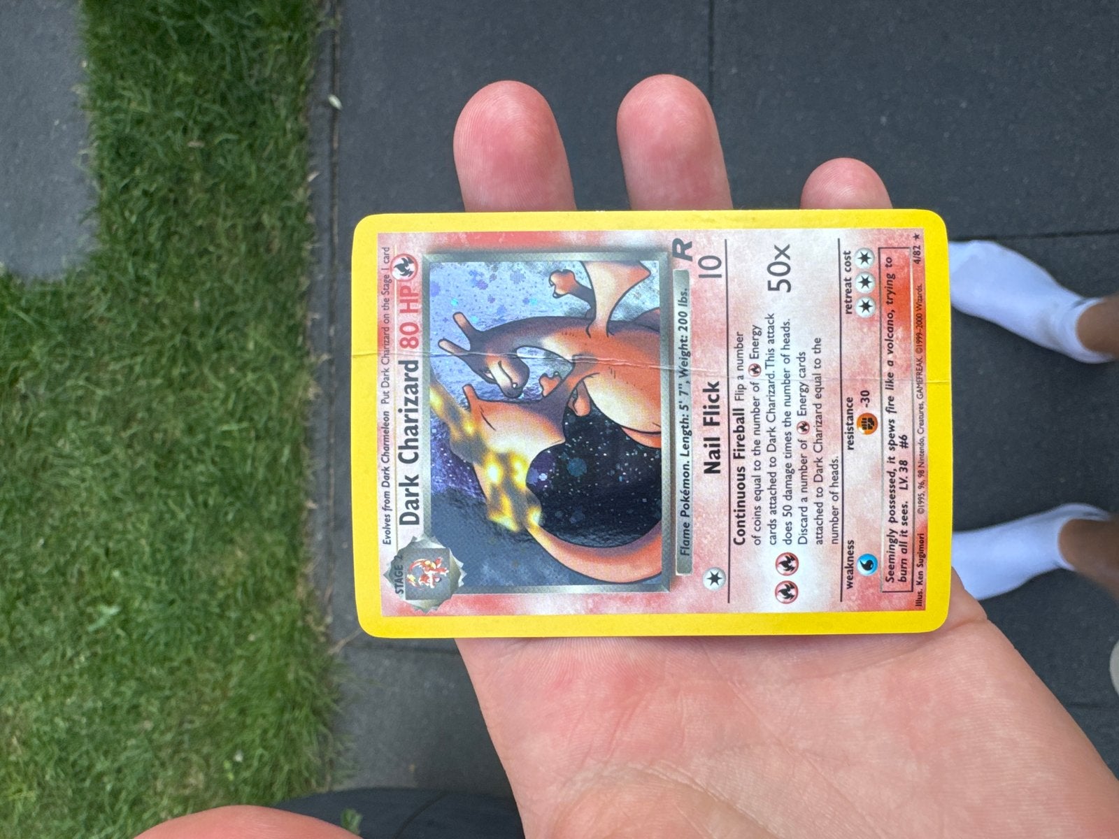 Dark Charizard Holo Pokémon kaart, Verzenden, Gebruikt, Losse kaart, Foil