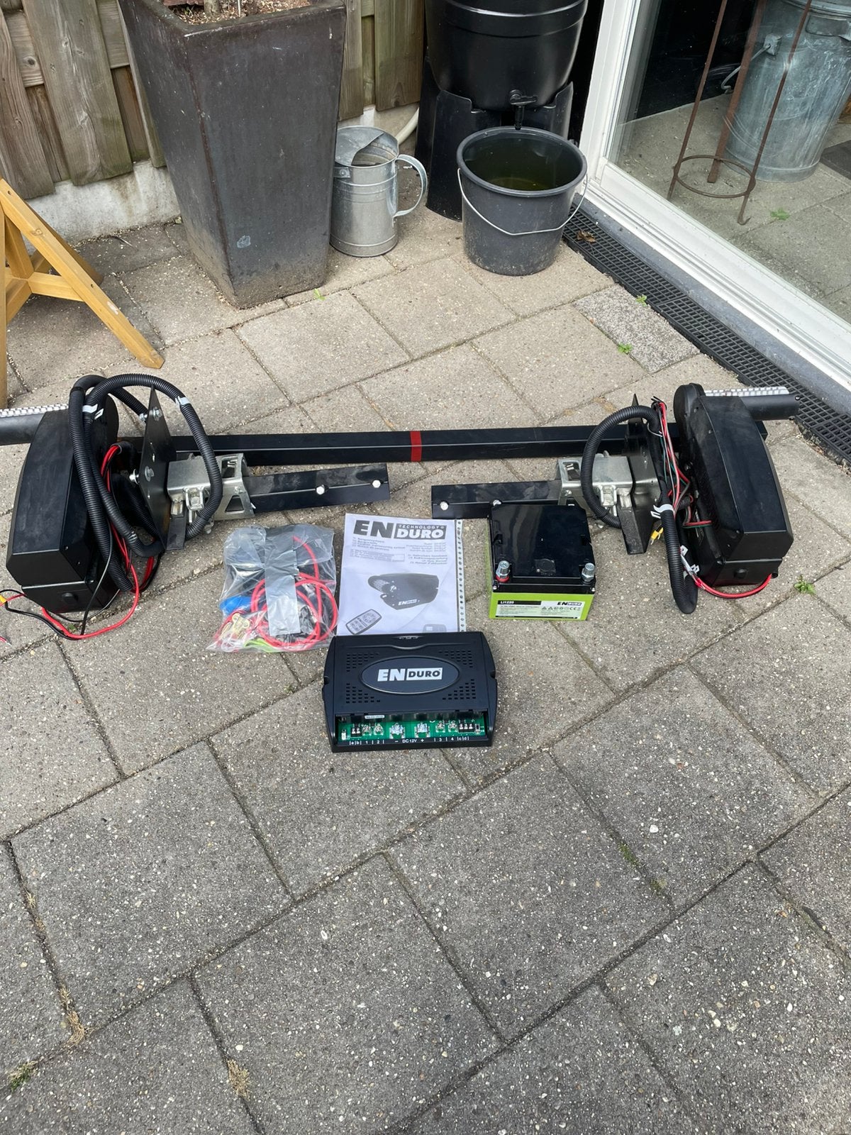 Mover caravan, Ophalen