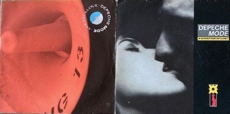 David Devant&his Spirit Wife/Depeche Mode	a Question of lust, 7 inch, Colored vinyl, Ophalen of Verzenden, Zo goed als nieuw