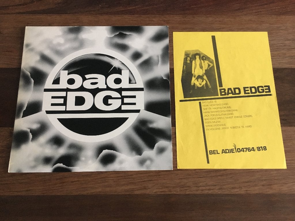 Vinyl LP Bad Edge ( Rowwen Heze / Jack Poels ) ZELDZAAM X, Cd's en Dvd's, Vinyl | Jazz en Blues, Gebruikt, 1980 tot heden, Ophalen of Verzenden