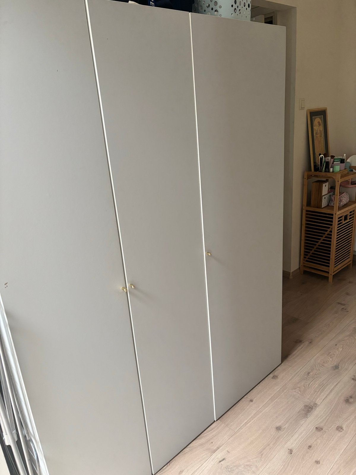 Ikea Platsa Kast 140x60x180 cm met planken en hangroede, Ophalen, Gebruikt, 100 tot 150 cm, 150 tot 200 cm