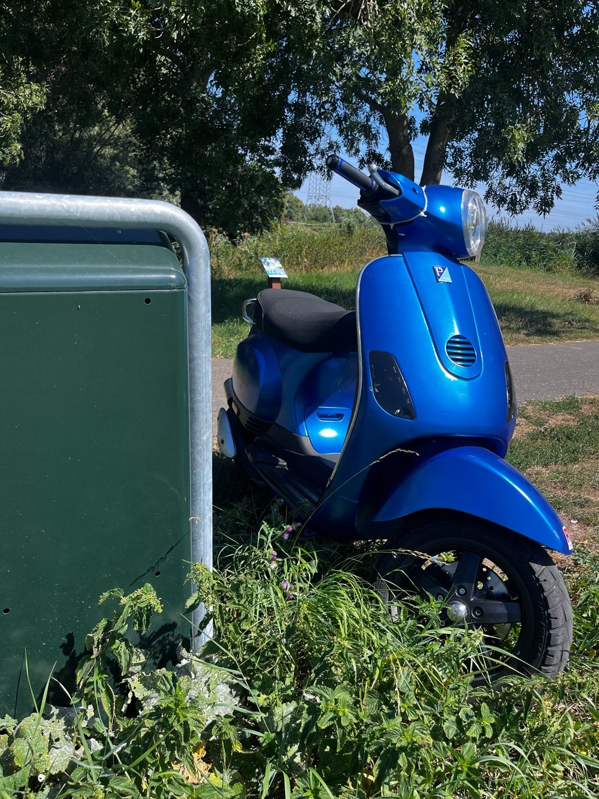 Blauwe Vespa LX - Goed onderhouden scooter, Ophalen, Gebruikt, Benzine, Vespa LX