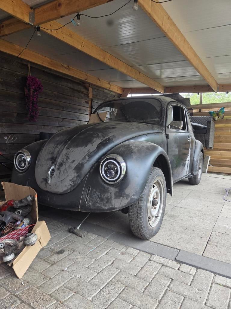 Volkswagen 1200 1.2 Kever 1983, Auto's, Achterwielaandrijving, Beetle (Kever), Zwart, Origineel Nederlands