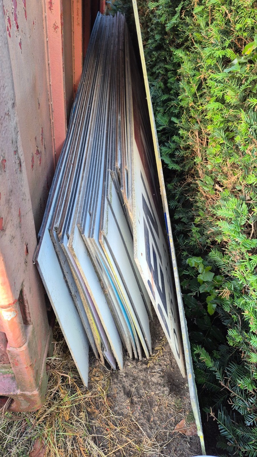 Trespa en Dibond aluminium platen met harde kern, Ophalen, Gebruikt, Overige materialen, Minder dan 20 mm