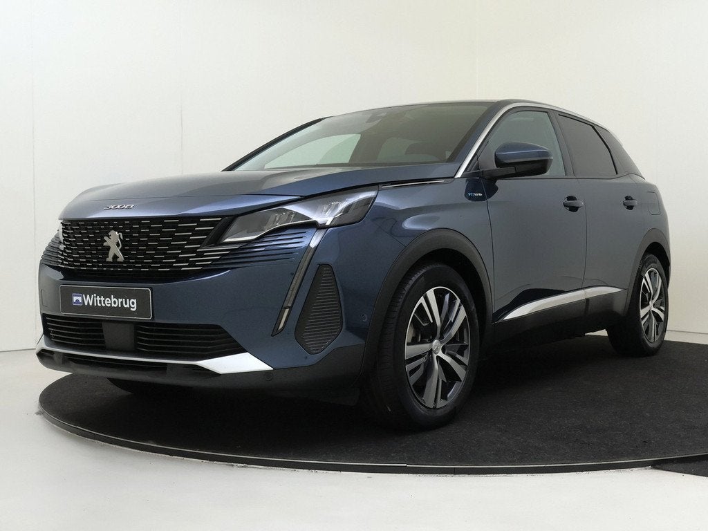 Peugeot 3008 1.6 HYbrid 225 Allure | Camera | Climate Contro, Auto's, Peugeot, 4 cilinders, Blauw, Bedrijf, Hybride Elektrisch/Benzine