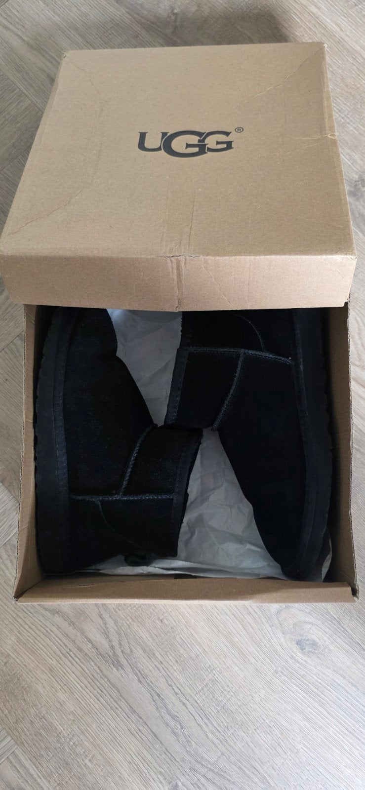 Zwarte UGG Classic Ultra Mini Laarzen Maat 38, Kleding | Dames, Schoenen, Ophalen of Verzenden, Gedragen, Zwart