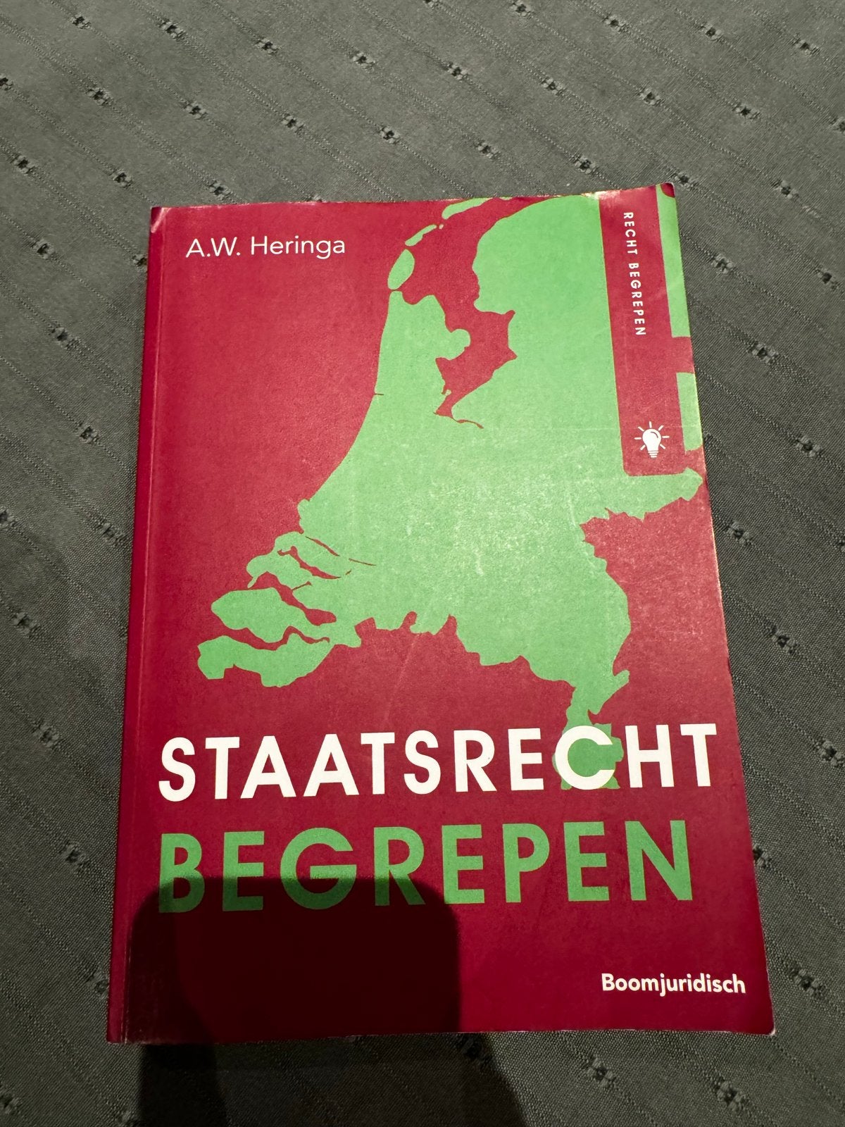 Staatsrecht Begrepen - A.W. Heringa (Boomjuridisch), Boeken, Ophalen of Verzenden, Gamma, Gelezen, HBO