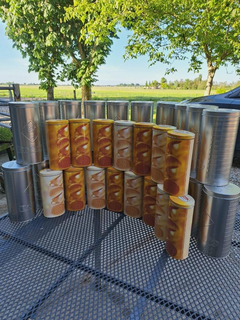 Bolletje beschuit- en Verkade biscuitbussen (nieuw), Ophalen, Nieuw, Beschuit, Bolletje
