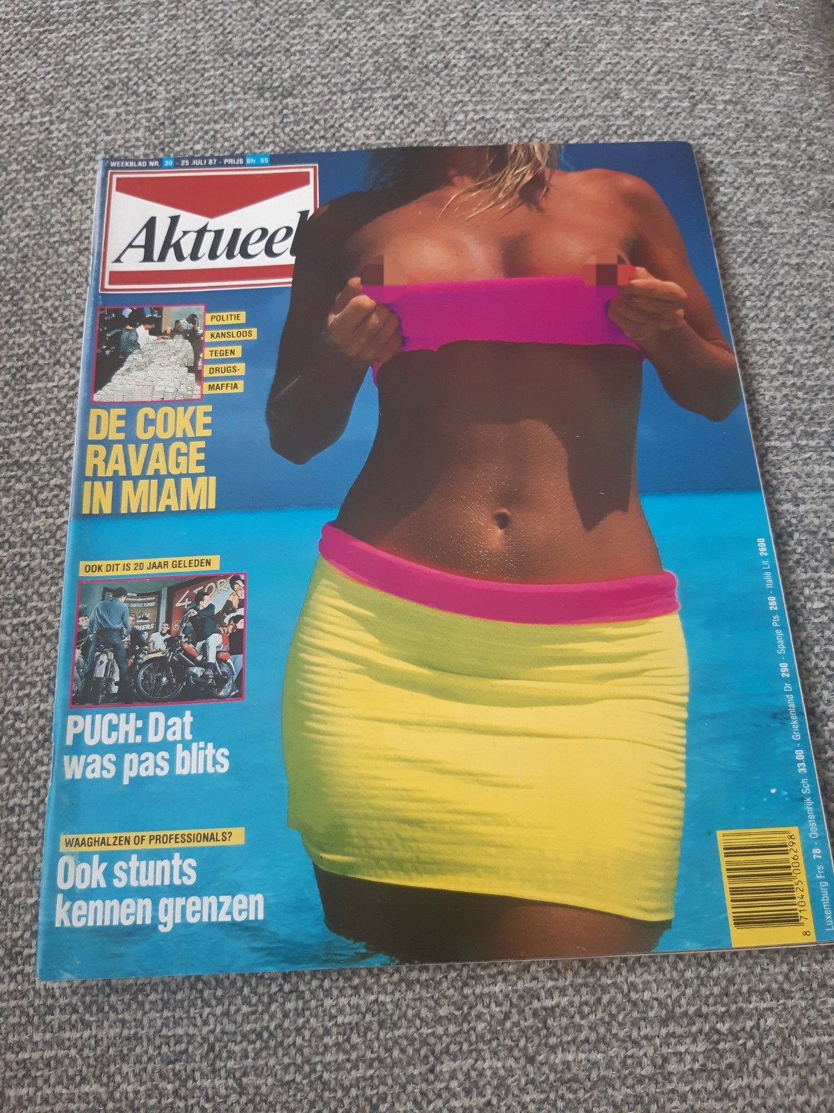 30.Aktueel 1987. Puch. Willem van Kooten. Marga Bult. Lucky, Ophalen of Verzenden, 1980 tot heden, Tijdschrift