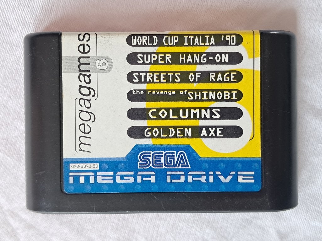 Mega Games 6 / Golden Axe / Shinobi - SEGA Mega Drive, Avontuur en Actie, Gebruikt, Verzenden, 2 spelers