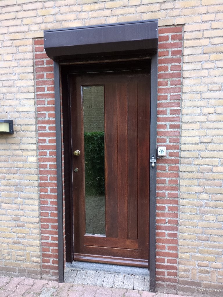 Rolluik voor deur of raam - zelf demonteren, Doe-het-zelf en Verbouw, Rolluiken, Ophalen, Gebruikt, 100 tot 150 cm, 200 cm of meer