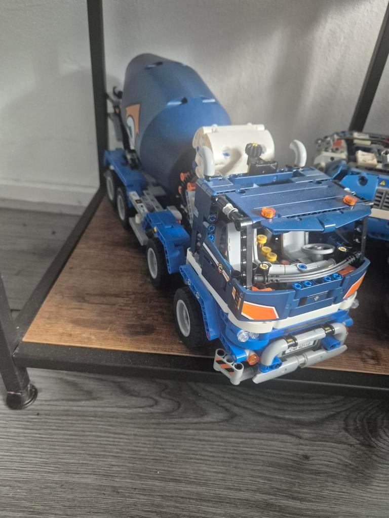 Lego Technic Betonmixer 42112 met boekjes, Kinderen en Baby's, Speelgoed | Duplo en Lego, Ophalen, Zo goed als nieuw, Complete set