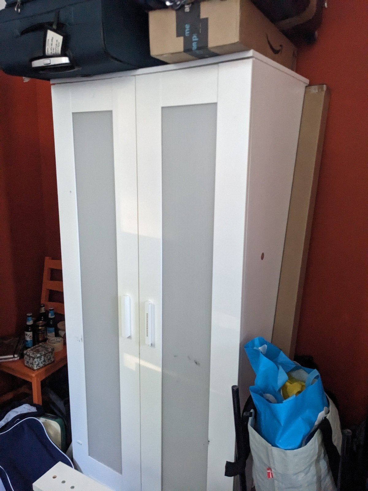 Witte kledingkast (IKEA Aneboda), Ophalen, Gebruikt, 50 tot 100 cm, Modern