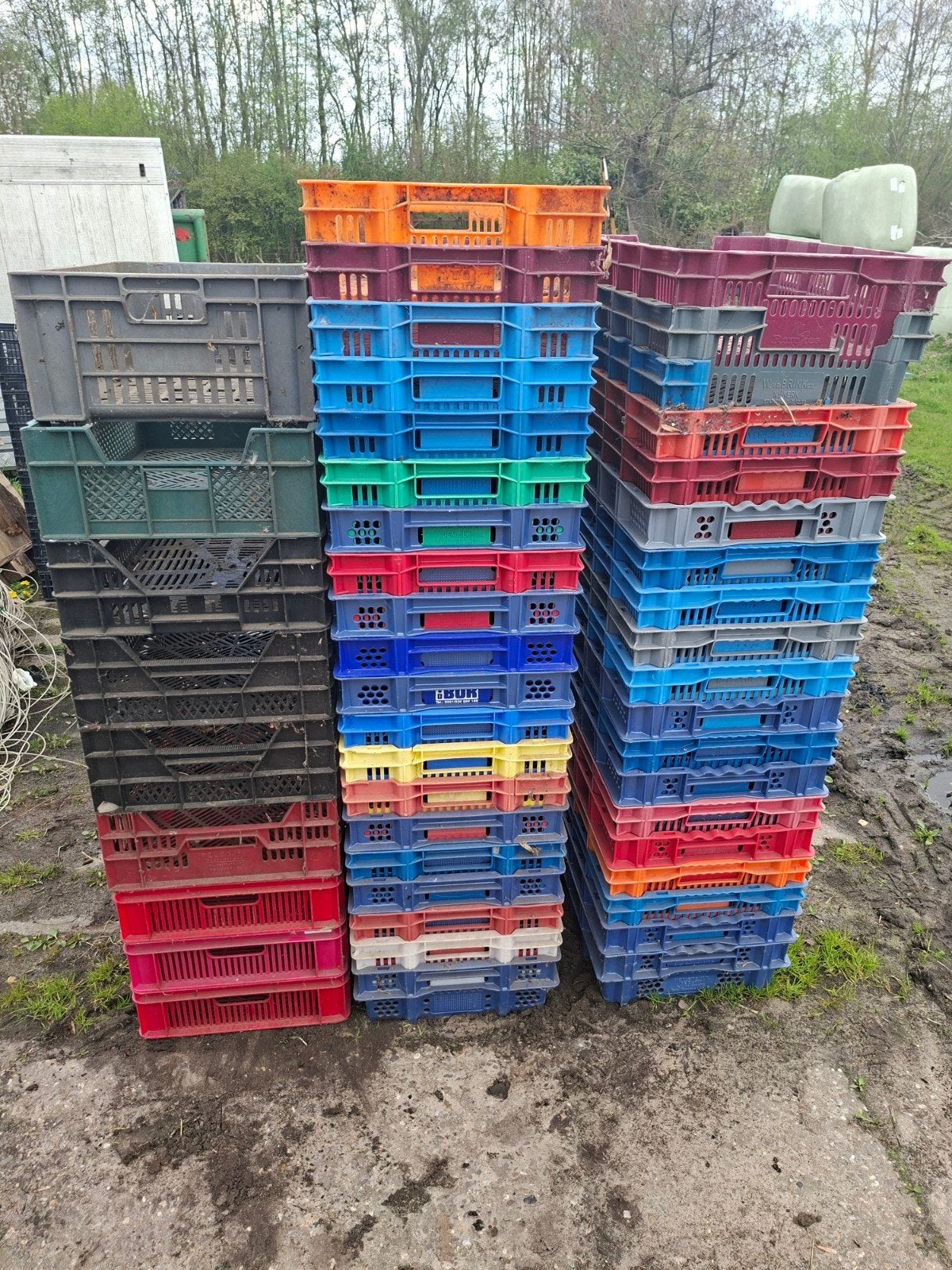 opberg kratten stapelbare kratten groente fruit kratjes, Ophalen, 40 tot 60 cm, 50 tot 75 cm, Minder dan 35 cm