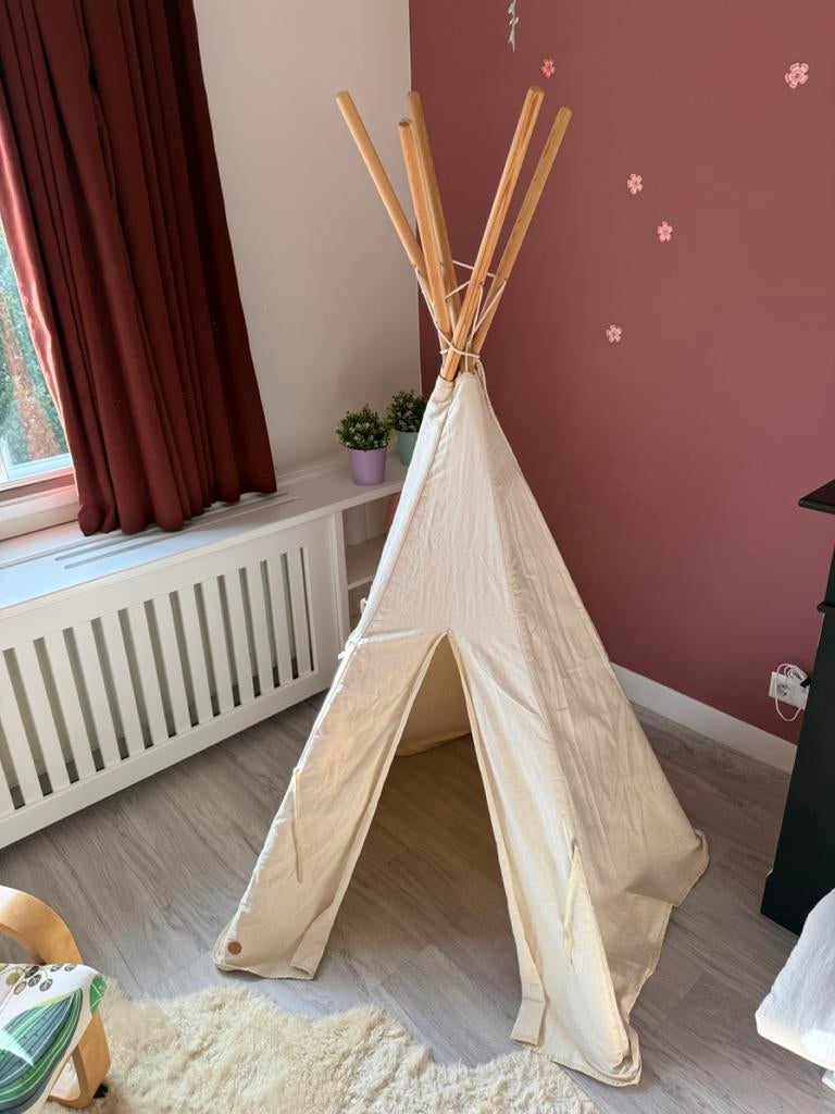 Tipi tent voor kinderen 185cm hoog, Ophalen, Gebruikt
