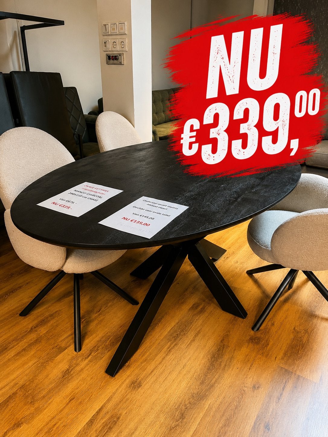 MEUBEL OUTLET LEEGVERKOOP WIJ STOPPEN – TOT 70% KORTING!!!!, Huis en Inrichting, Tafels | Eettafels, Ophalen, 50 tot 100 cm, Teakhout
