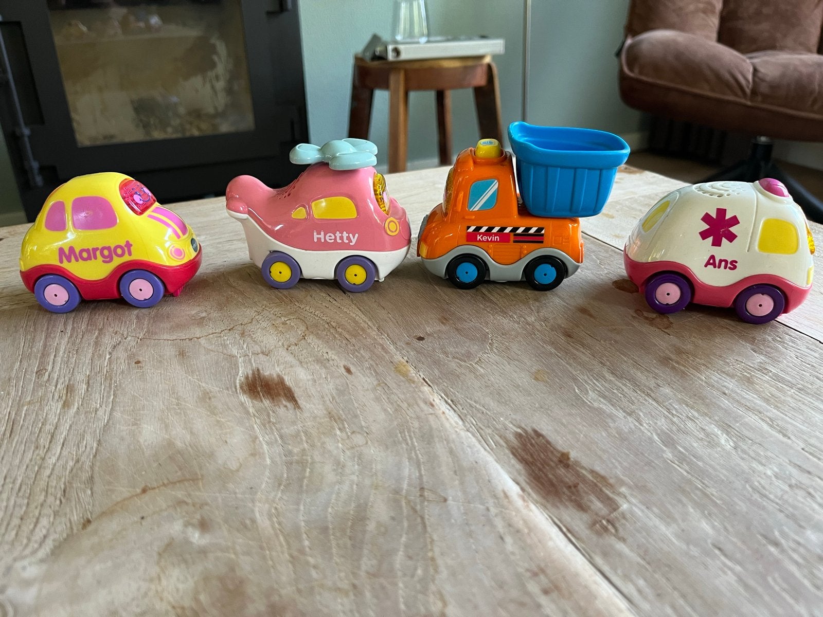 VTech Toet Toet Auto's - Set van 4, Ophalen of Verzenden, Gebruikt