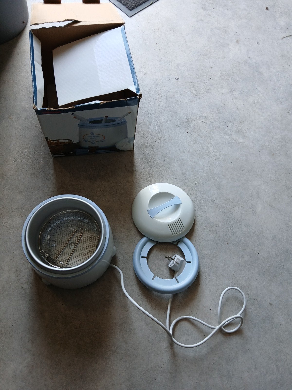 Tristar Mini Frituurpan / Fonduepan - Compact en Veelzijdig, Witgoed en Apparatuur, Frituurpannen, Minder dan 1 liter, Ophalen of Verzenden