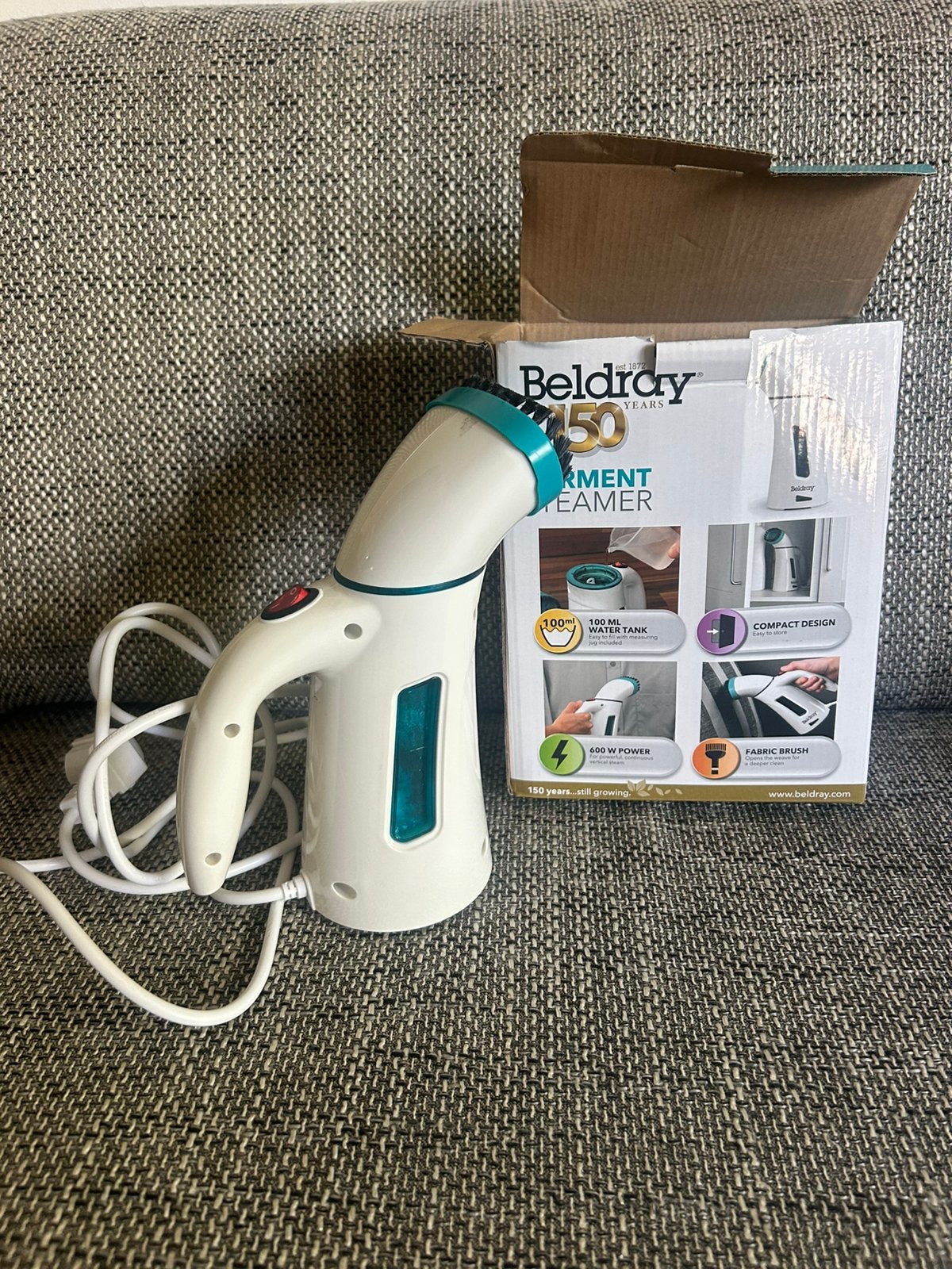 Kledingstomer: Beldray Handheld Garment Steamer, Ophalen of Verzenden, Zo goed als nieuw