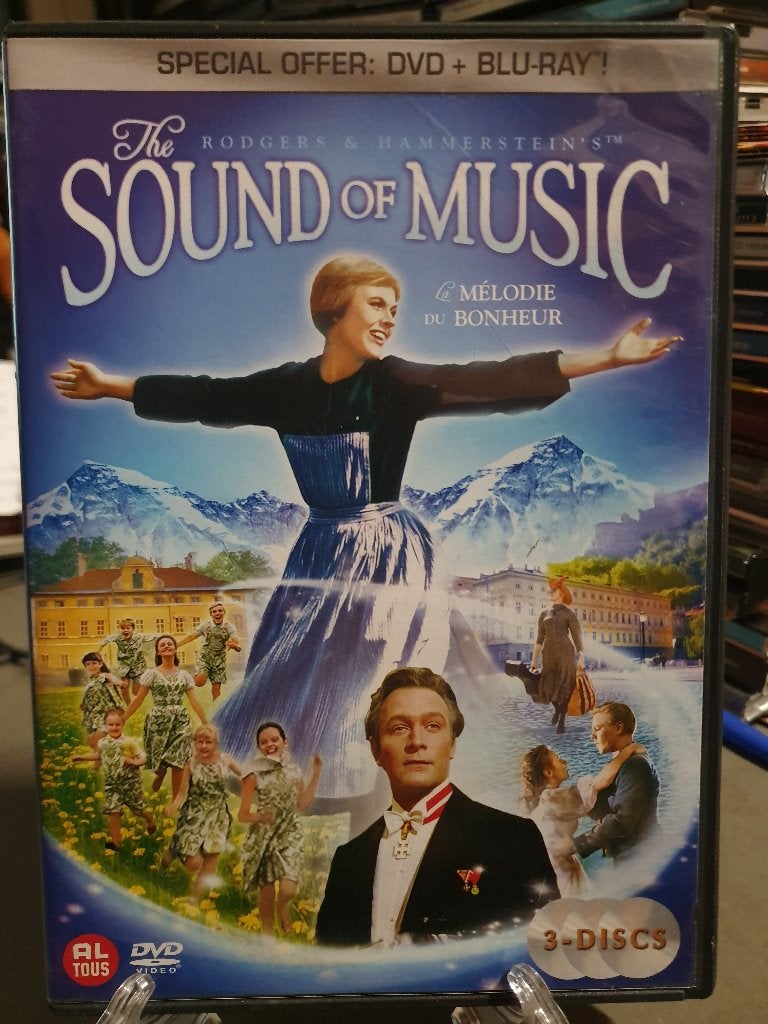 The sound of music special offer DVD + blue-ray 3-disc, Alle leeftijden, Ophalen, Zo goed als nieuw, Overige genres