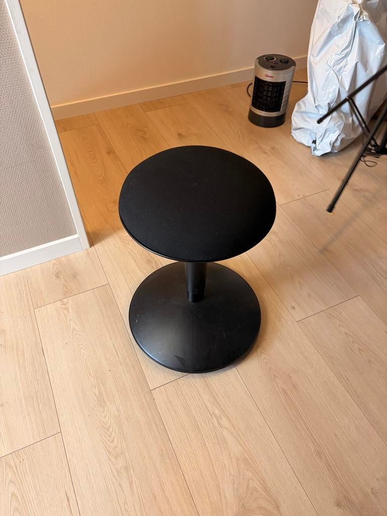 Ergonomische weibel kruk zwart, 45 tot 60 cm, Minder dan 55 cm, Metaal of Aluminium, Rond