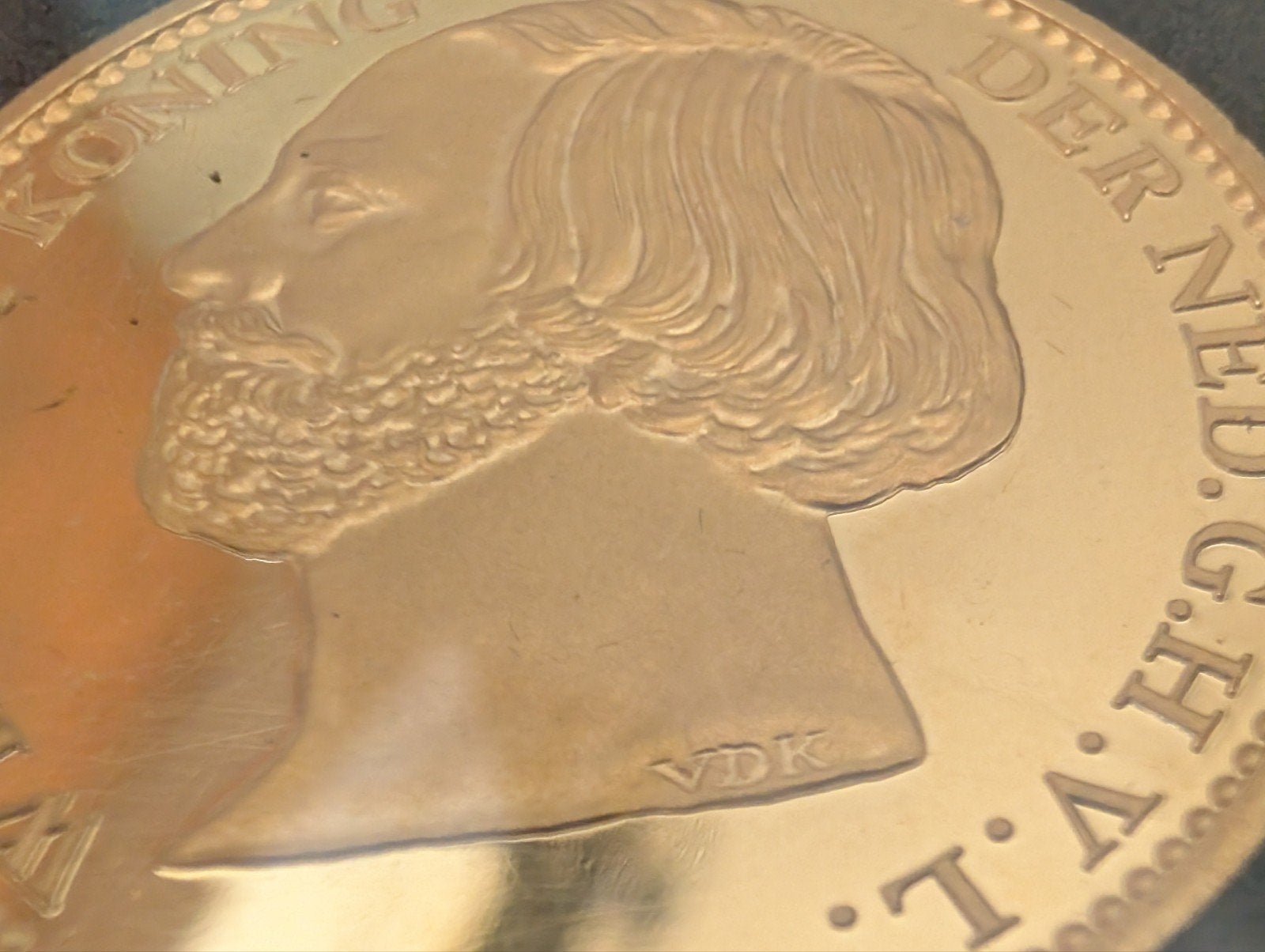 Willem III 1850 Goud Naslag Munt, Postzegels en Munten, Munten | Nederland, Koning Willem III, Losse munt, Goud, Overige waardes