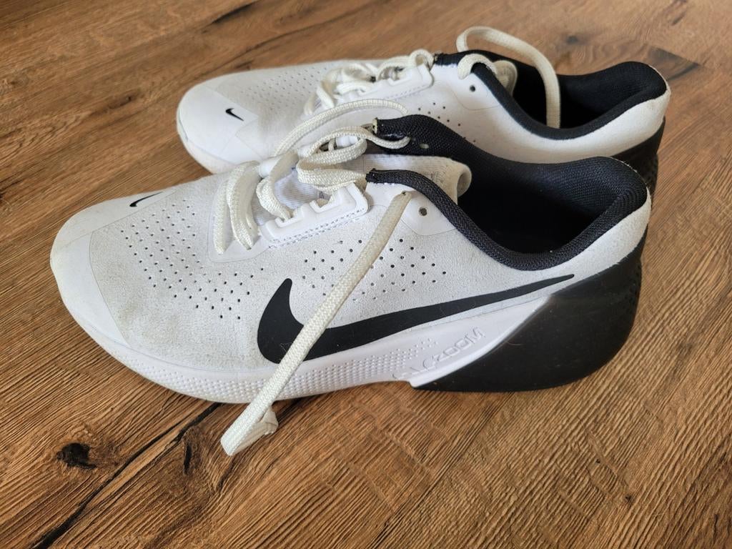 Nike Zoom Sportschoenen - Wit/Zwart, Nike, Ophalen of Verzenden, Gedragen, Wit