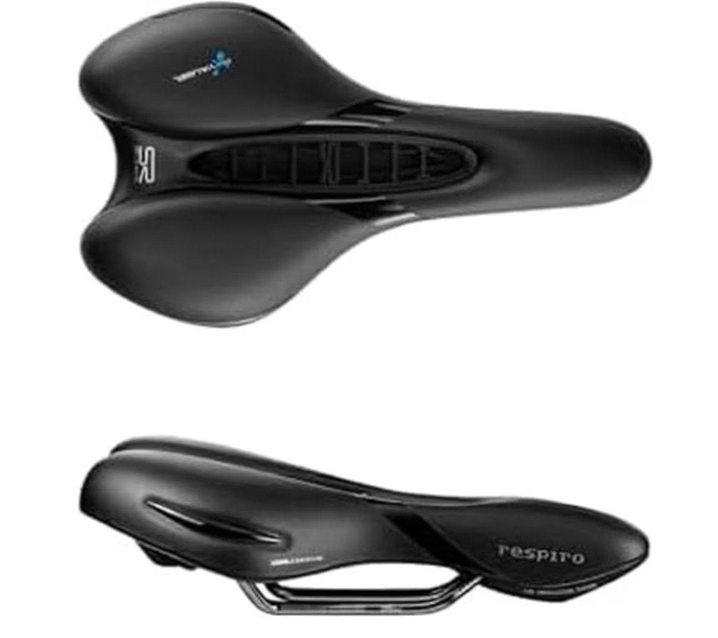 Selle Royal Respiro gelzadel – zwart – 1x gebruikt, als nieu, Ophalen of Verzenden, Zo goed als nieuw