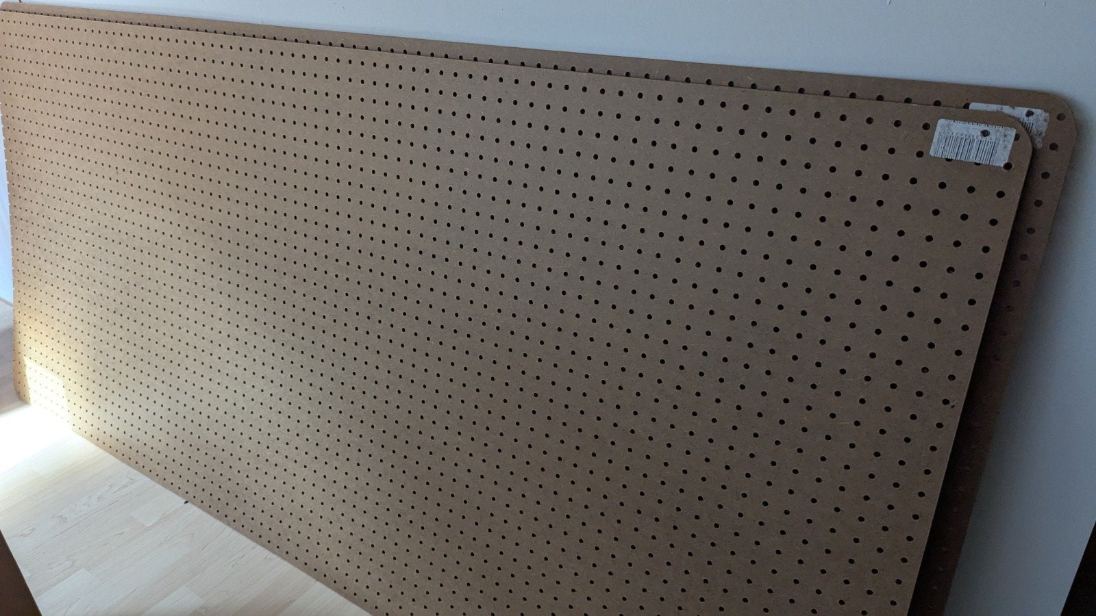 2x geperforeerde hardboard platen, Ophalen, 90 cm, Zo goed als nieuw, 200 cm