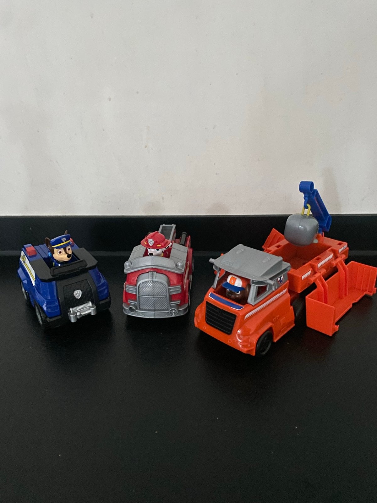 Paw Patrol Voertuigen Set - Chase, Marshall, Rocky, Ophalen of Verzenden, Zo goed als nieuw