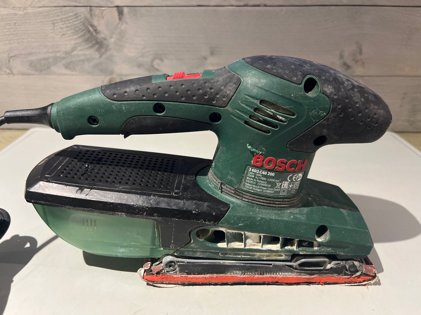 Bosch PSS 250 AE vlakschuurmachine, N, Ophalen of Verzenden, N, Vlakschuurmachine