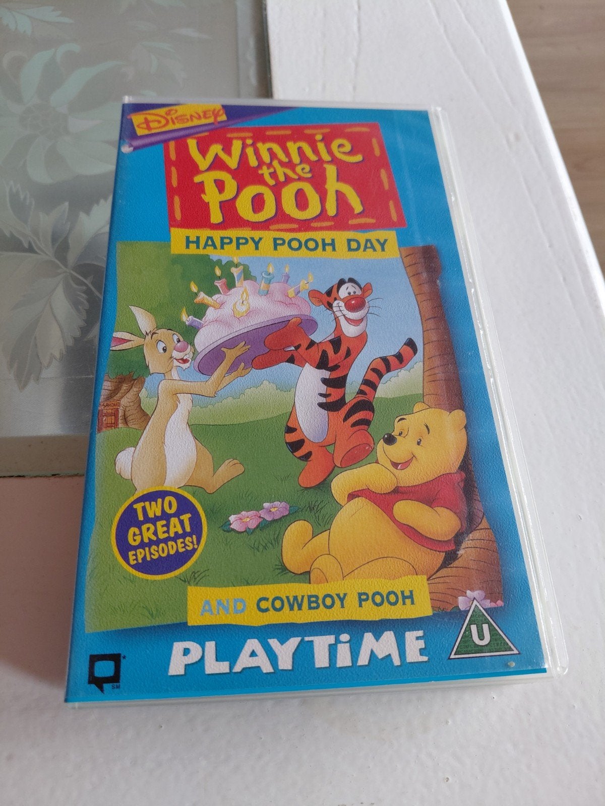 Zeldzame Vintage Disney VHS - Winnie the Pooh Happy Pooh Day, Tekenfilm, Alle leeftijden, Ophalen of Verzenden, VHS