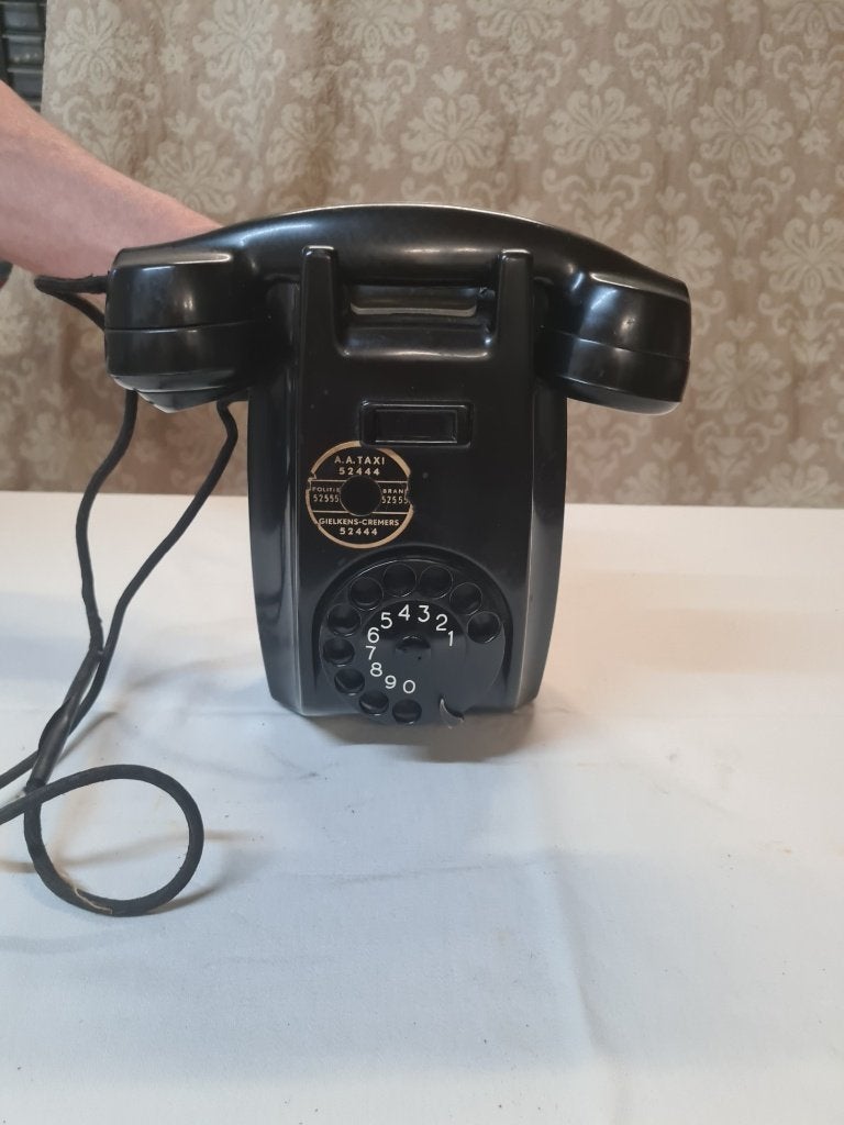 antieke telefoon - Vintage - Bakeliet, Antiek en Kunst, Ophalen of Verzenden