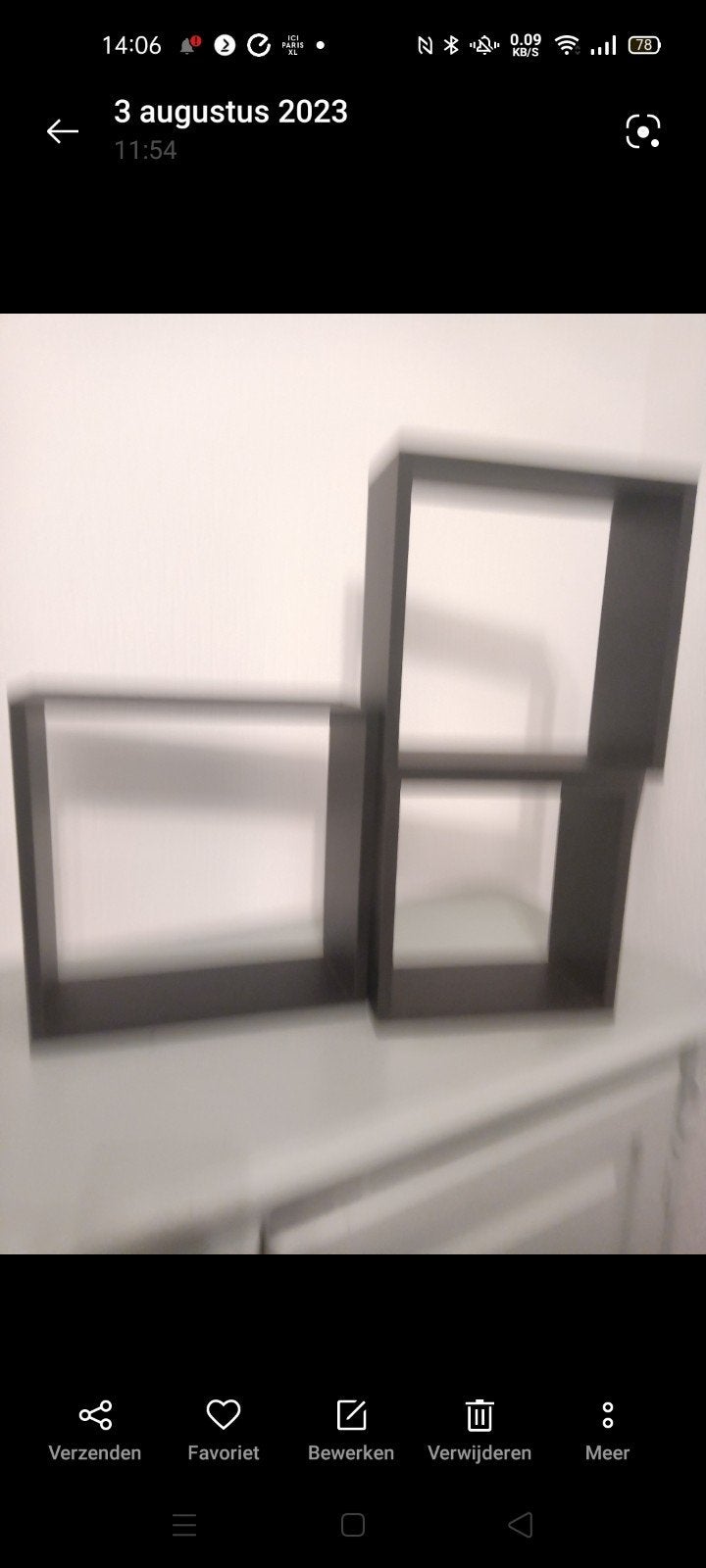 kubus rekjes, Ophalen of Verzenden, Minder dan 80 cm, Minder dan 80 cm