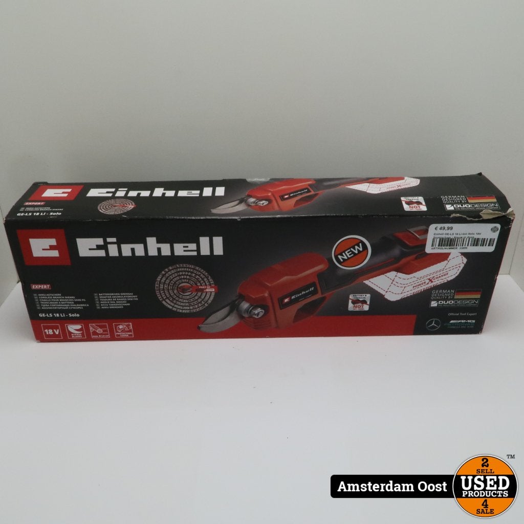 Einhell GE-LS 18 Li-Ion Solo 18V Snoeischaar | Nieuw in doos, Einhell, Nieuw, Support@einhell.com, Einhell Germany AG, Wiesenweg 22, 
94405 Landau an der Isar
Germany