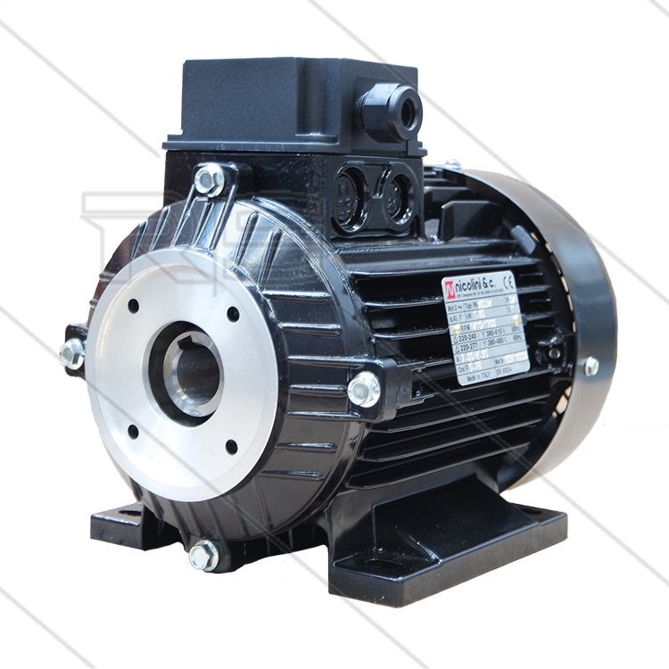 5.5 kW Elektromotor Holle As 24mm 230/400V, Verzenden