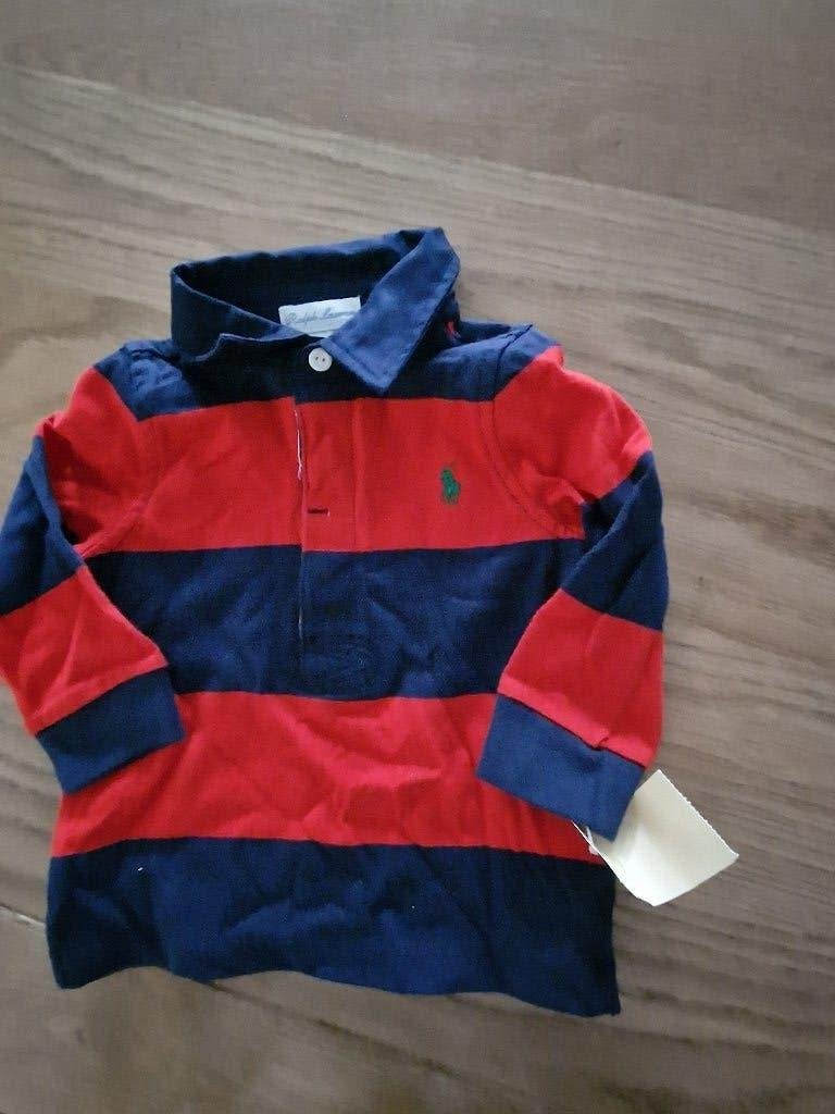 Stoere Ralph Lauren Rugby Shirt 74, Nieuw !, Nieuw, Ophalen of Verzenden, Jongetje, Ralph Lauren